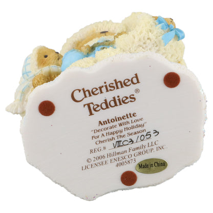 Teddy 4005873 Antoinette "Decorate With Love For A Happy Holiday" Enesco Cherished Teddies mit OVP