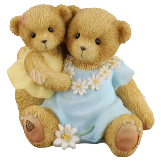 Teddy 4105261 "Made With Love For Mum" Mum/Child Daisy Necklace Figurine Enesco Cherished Teddies mit OVP