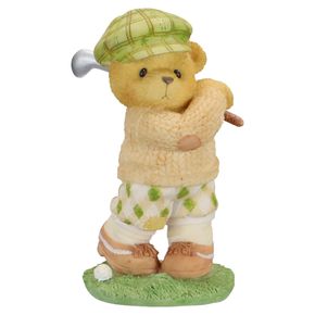 Teddy 476161 Arnold "You 'Putt' Me In A Great Mood" Boy Golfer Figurine Enesco Cherished Teddies mit OVP