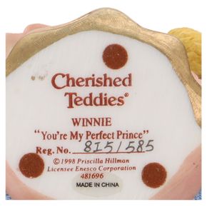 Teddy 481696 Winnie "You're My Perfect Prince" Frog Princess Figurine Enesco Cherished Teddies mit OVP