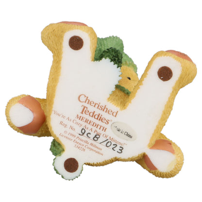 Teddy 534226 Meredith "You're As Cozy As A Pair Of Mittens!" Enesco Cherished Teddies mit OVP