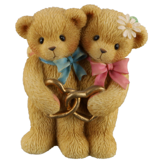 Teddy 663840 Anniversary  "Happy Anniversary To A Special Pair. Who Have So Much Love To Share!" Enesco Cherished Teddies mit OVP