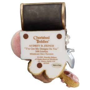 Teddy 685968 Audrey D. Zeiner 2000 Surprise Membears Only Figurine Enesco Cherished Teddies mit OVP