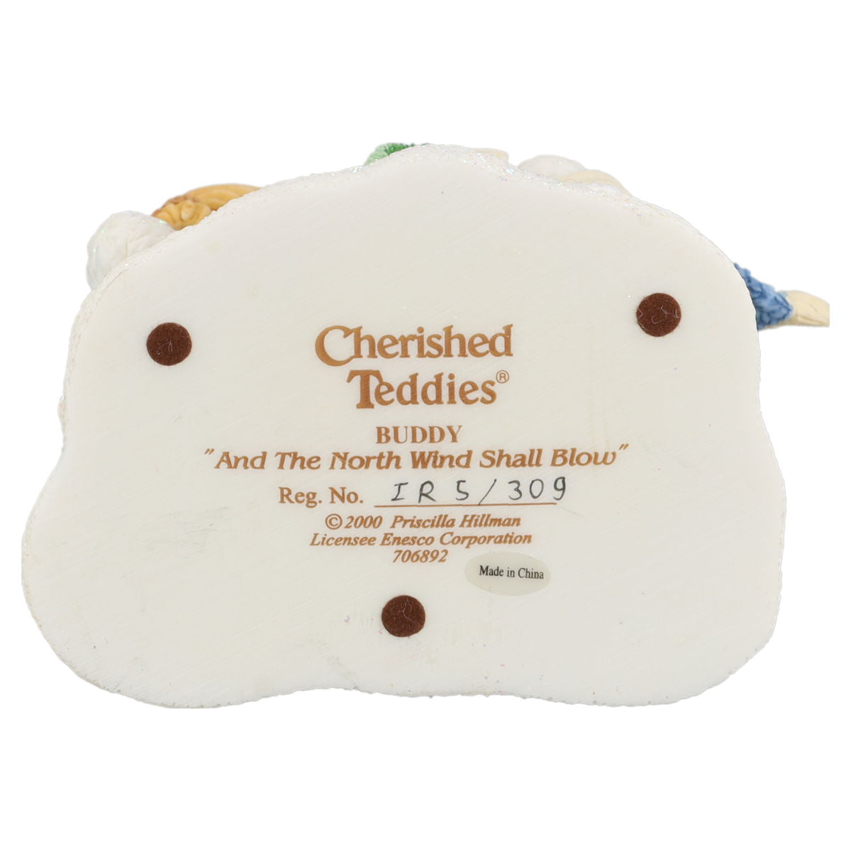 Teddy 706892 Buddy "And The North Wind Shall Blow" Enesco Cherished Teddies mit OVP