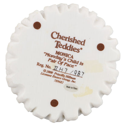 Teddy 789682 Monica "Monday's Child Is Fair Of Face" Enesco Cherished Teddies mit OVP