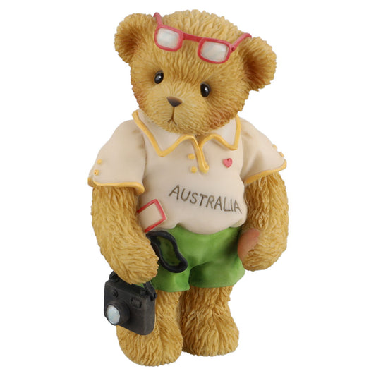 Teddy 805572 Matilda "We're All Cheering For You In 2000" Girl With Camera Figurine Enesco Cherished Teddies mit OVP