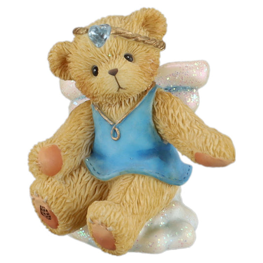 Teddy 824542 December Angel On Cloud Mini Figurine Enesco Cherished Teddies mit OVP