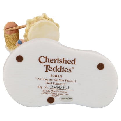 Teddy 864293 Ethan Drummer Boy With Lamb Figurine Enesco Cherished Teddies mit OVP