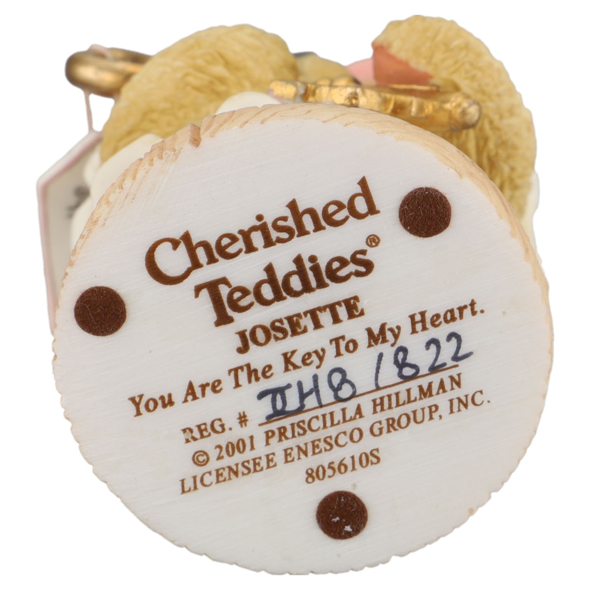 Teddy 864293 Ethan Drummer Boy With Lamb Figurine Enesco Cherished Teddies mit OVP