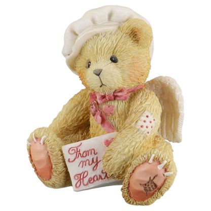 Teddy 869074 "From My Heart" Boy Sitting With Letter Figurine Enesco Cherished Teddies mit OVP
