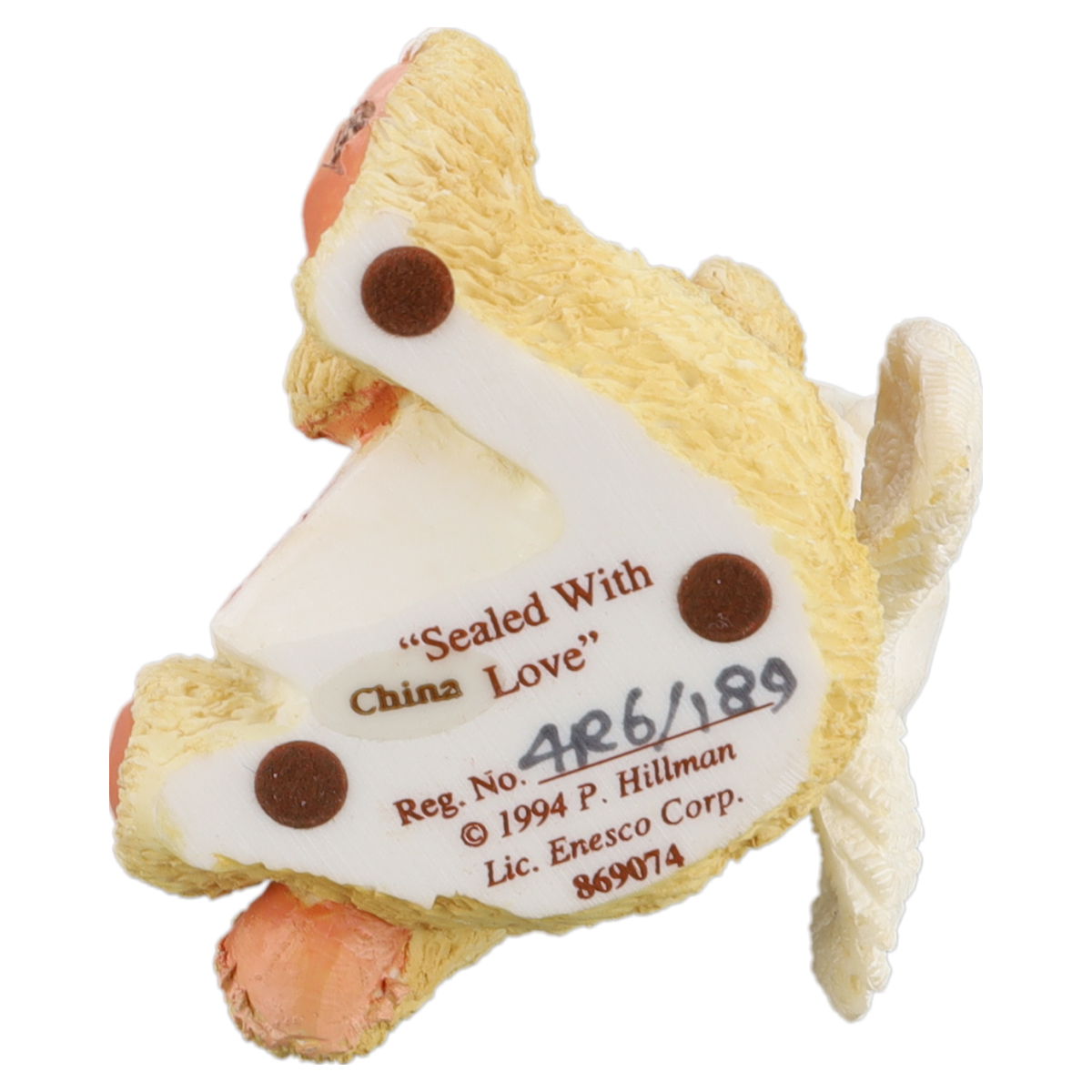 Teddy 869074 "Sealed With Love" Boy Sitting With Letter Enesco Cherished Teddies mit OVP