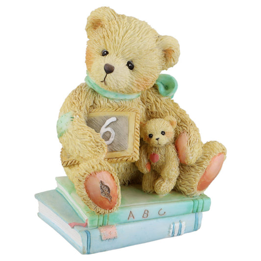 Teddy 911283 Age 6 "Chalking Up Six Wishes" Enesco Cherished Teddies mit OVP
