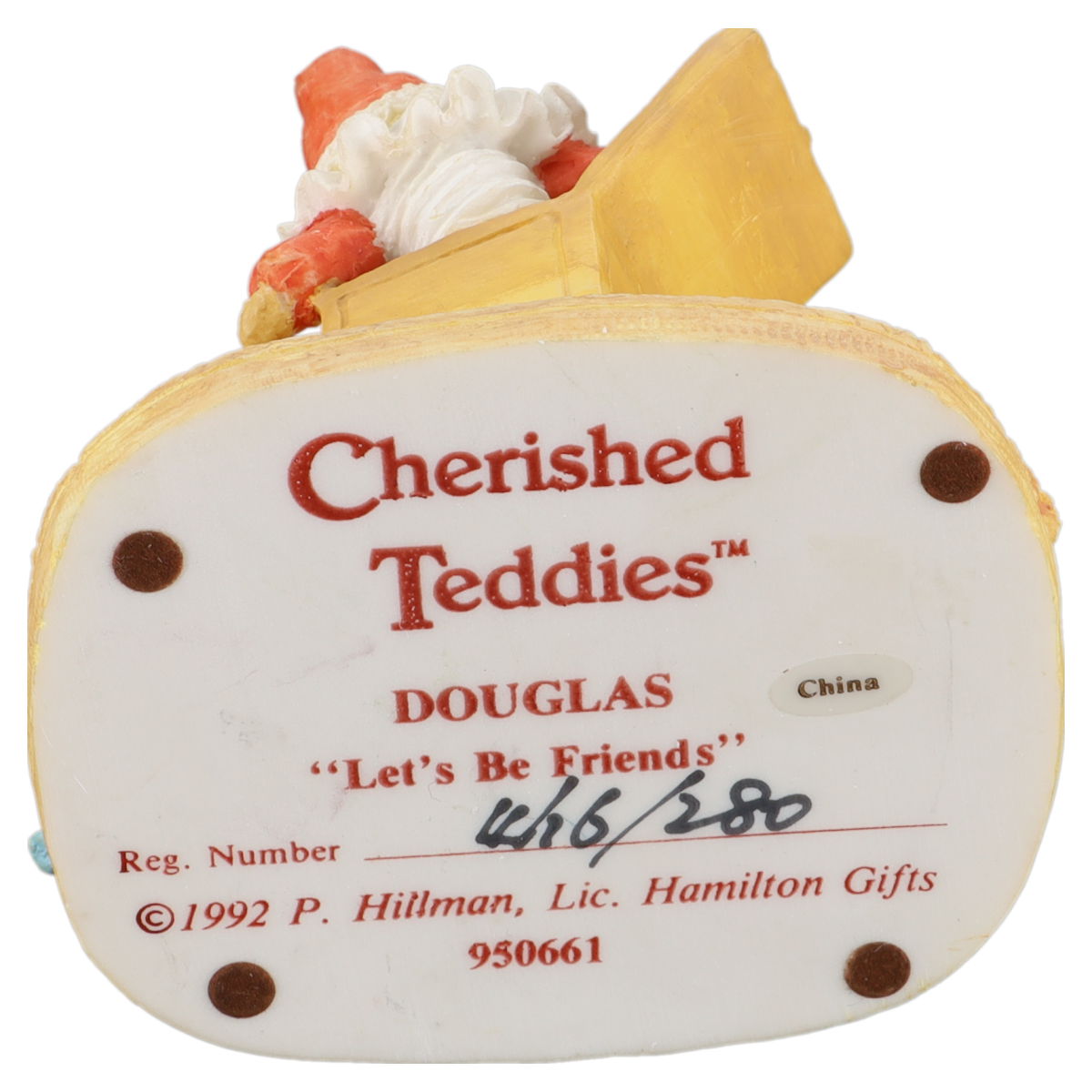 Teddy 950661 Douglas "Let's Be Friends" Enesco Cherished Teddies mit OVP