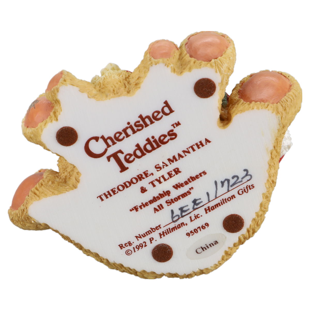 Teddy 950769 Theodore, Samantha & Tyler Bear Family Figurine Enesco Cherished Teddies mit OVP