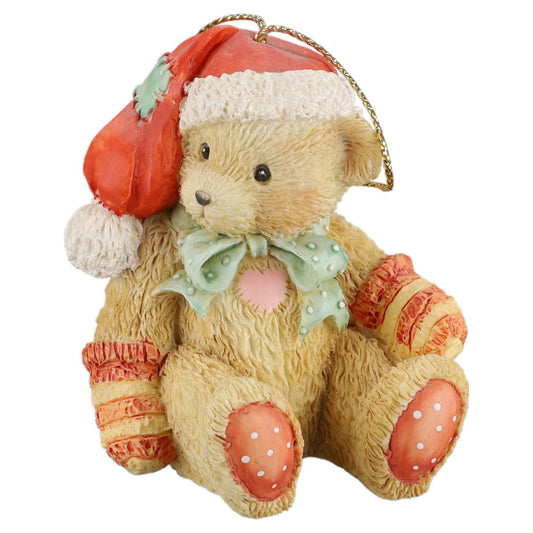 Teddy 951226 "Bear With Red Stocking Cap" Hanging Ornament Enesco Cherished Teddies mit OVP
