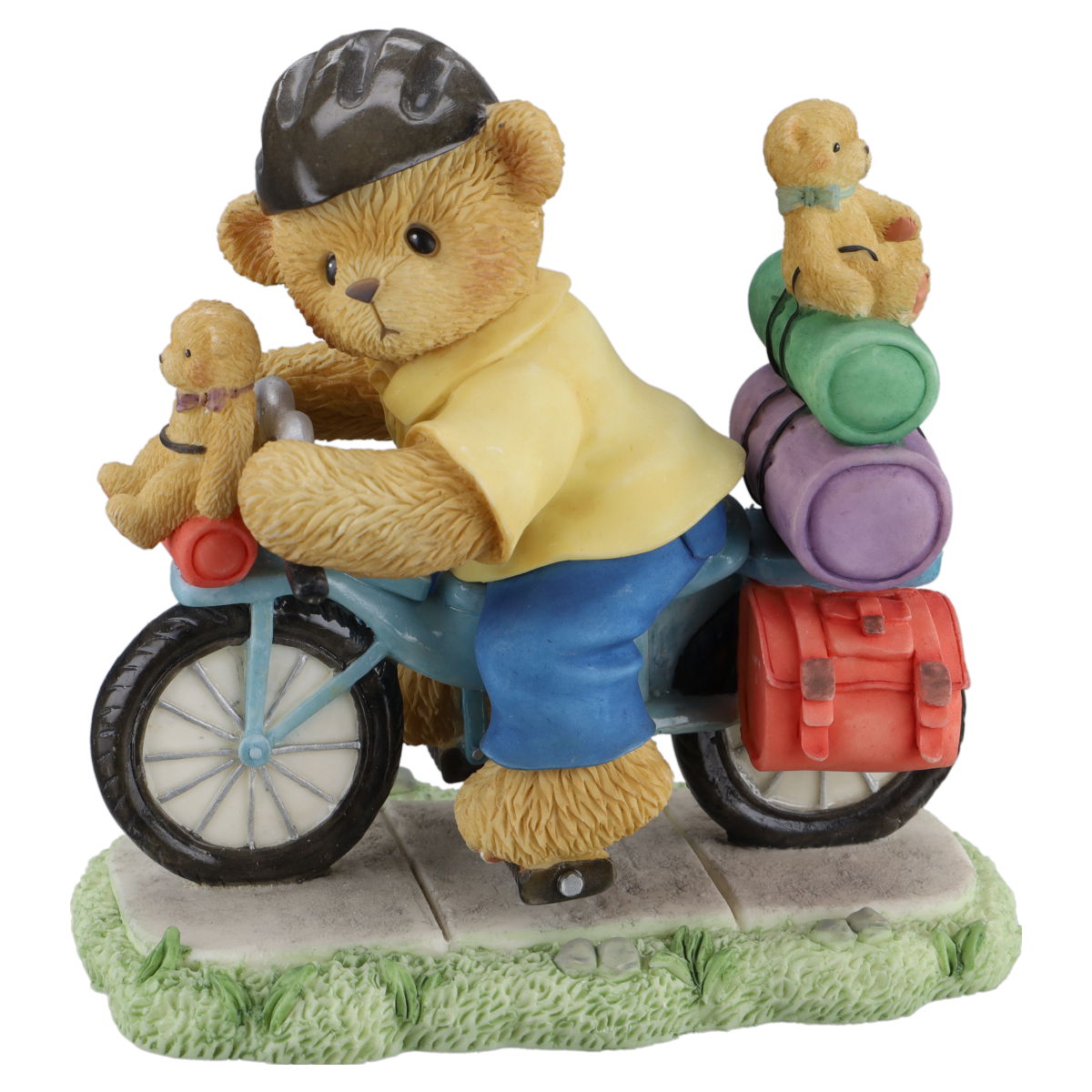 Teddy 979279E Karen And Jeff "Sometimes The Road Can Be Bumpy, So Just Keep Pedaling Away." Enesco Cherished Teddies mit OVP