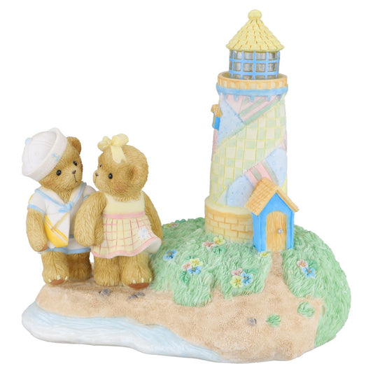 Teddy A Little Harmony Lights The Day Lighthouse Collection 4003339 Enesco Cherished Teddies mit OVP