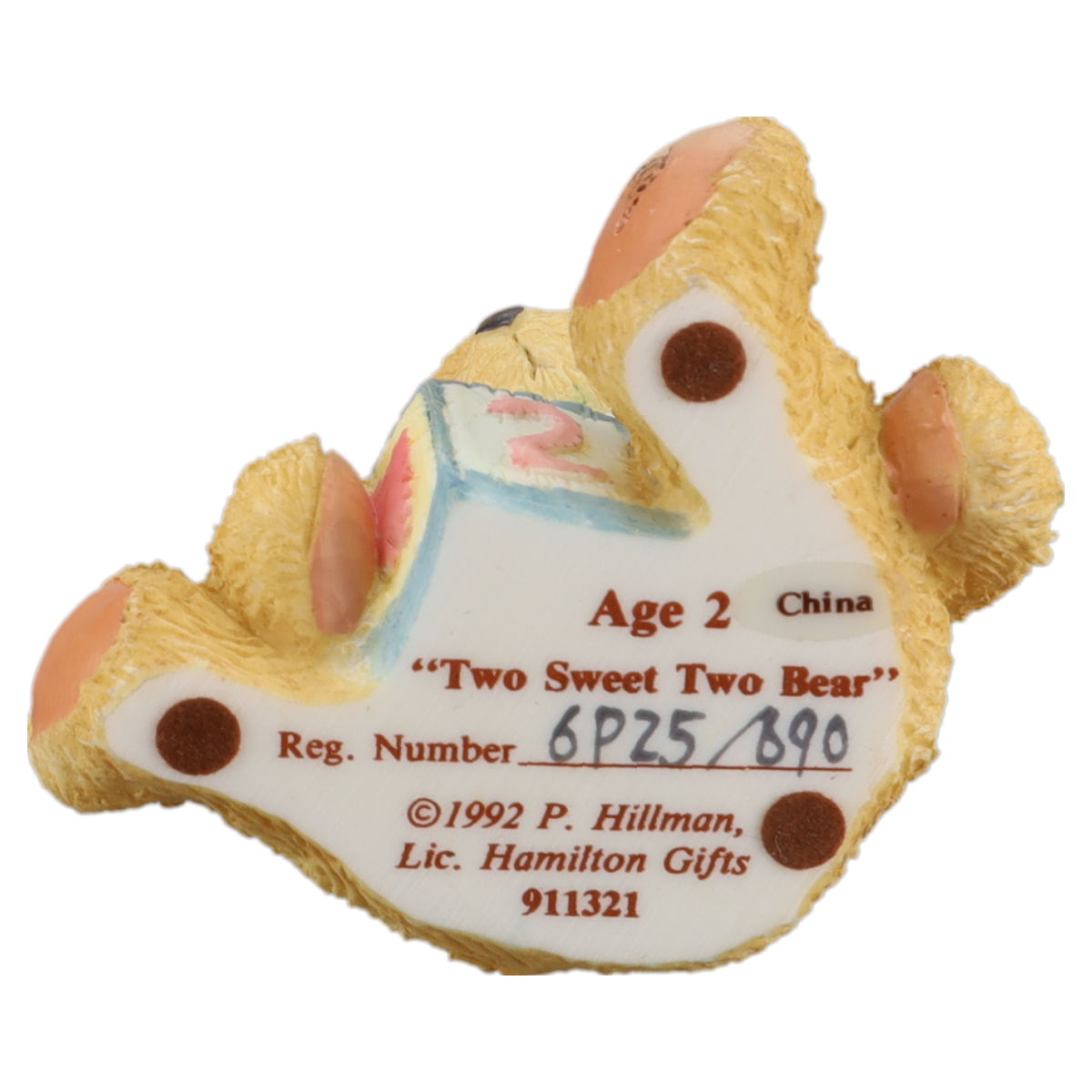 Teddy Age 2 911321 Enesco Cherished Teddies
