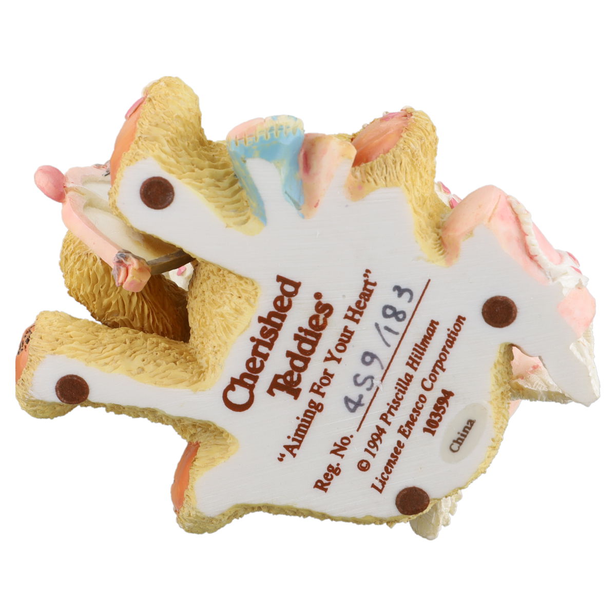 Teddy Aiming For Your Heart Cupid Boy and Girl 103594 Enesco Cherished Teddies mit OVP