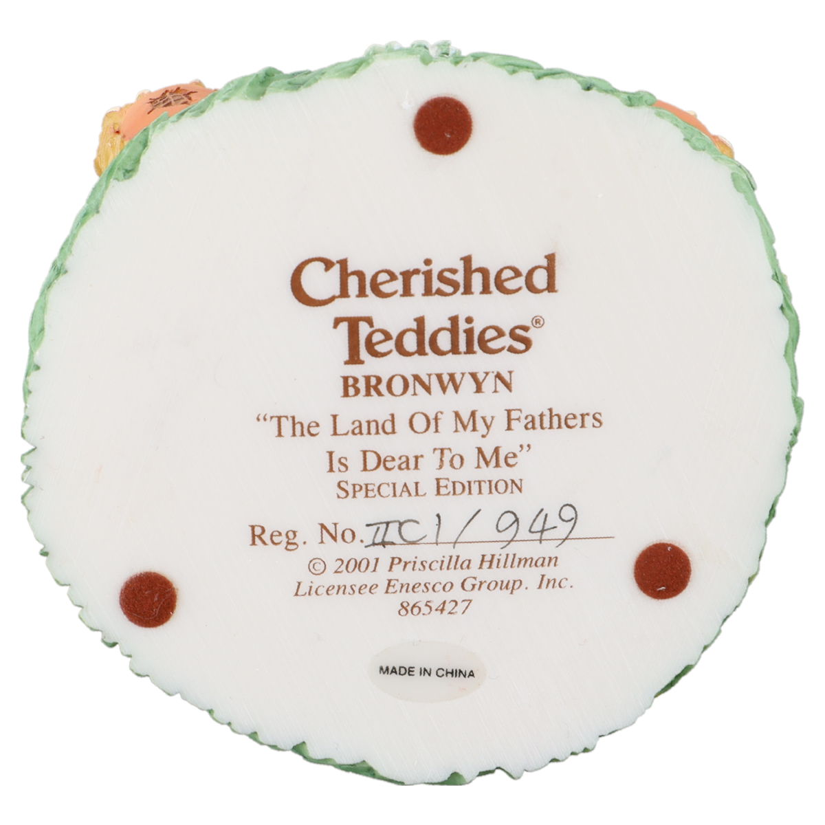 Teddy Bronwyn 865427 Enesco Cherished Teddies mit OVP