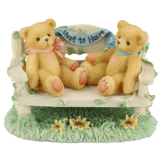 Teddy CRT240 Two Bears on Bench Enesco Cherished Teddies mit OVP
