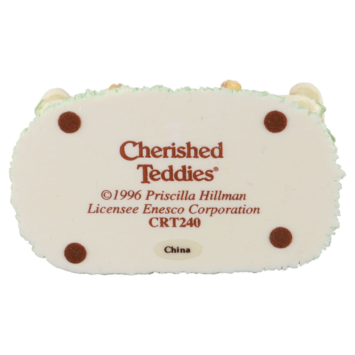 Teddy CRT240 Two Bears on Bench Enesco Cherished Teddies mit OVP