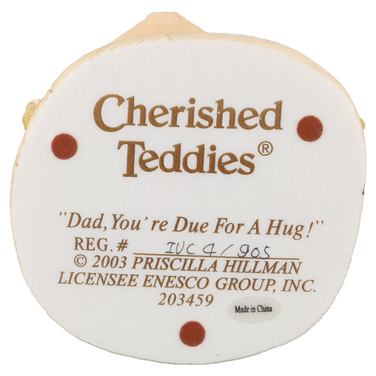 Teddy Dad, You're due for a hug 203459 Enesco Cherished Teddies mit OVP