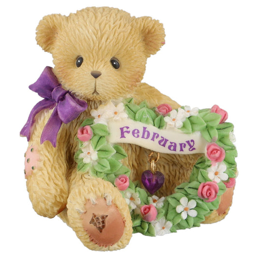 Teddy February 111883 Enesco Cherished Teddies mit OVP