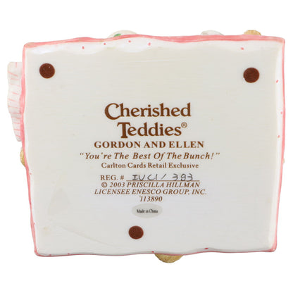 Teddy Gordon And Ellen 113890 Enesco Cherished Teddies mit OVP