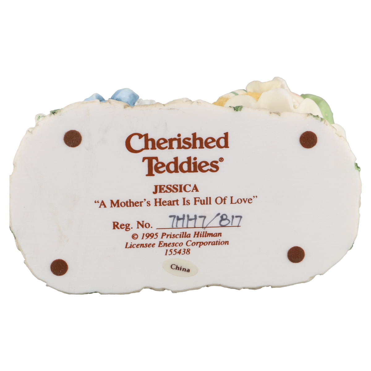 Teddy Jessica 155438A Enesco Cherished Teddies