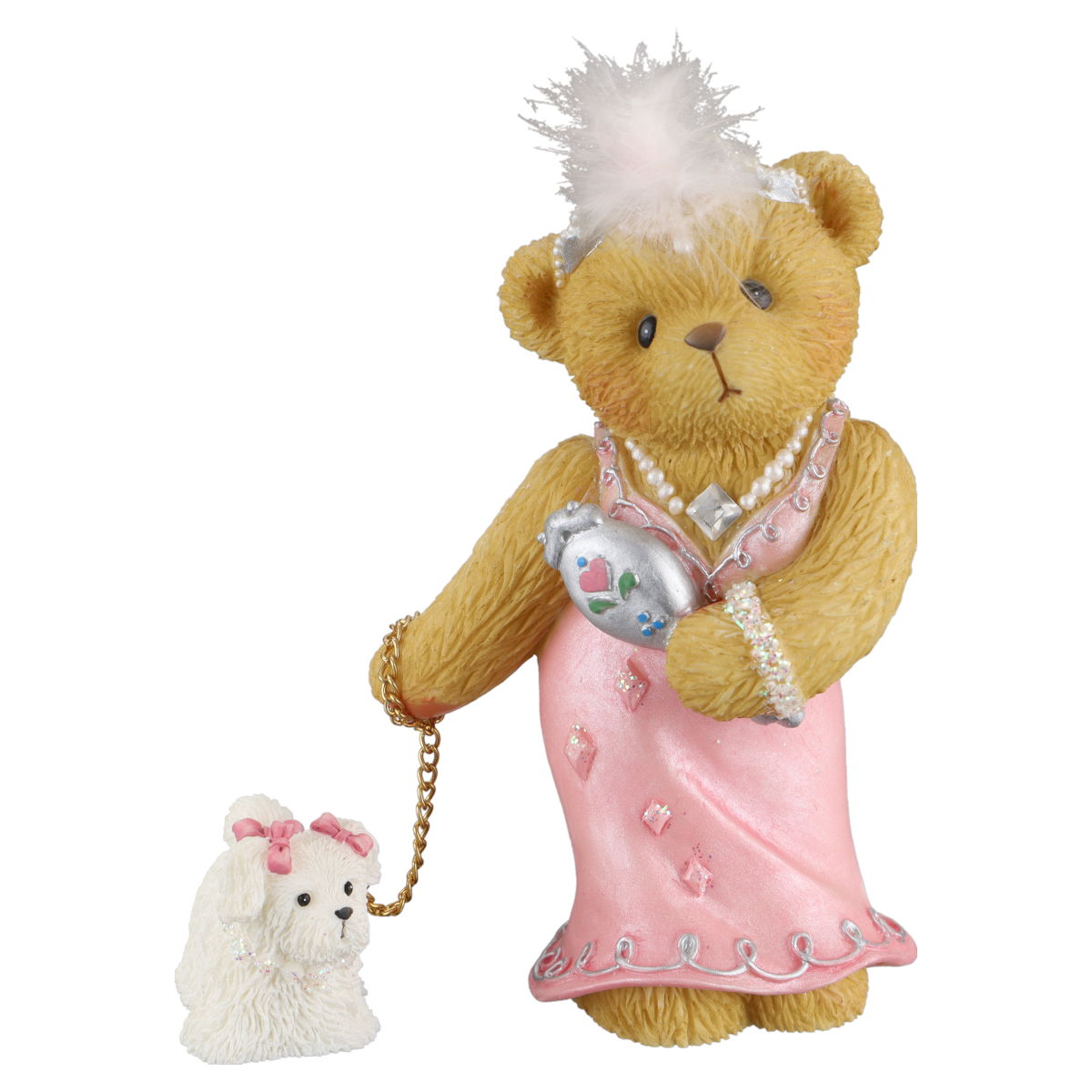 Teddy Julia Bearon  685747 - weißer Hund Enesco Cherished Teddies