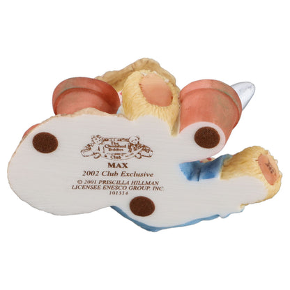 Teddy Max 2002 Club Exclusive 101314 Enesco Cherished Teddies mit OVP