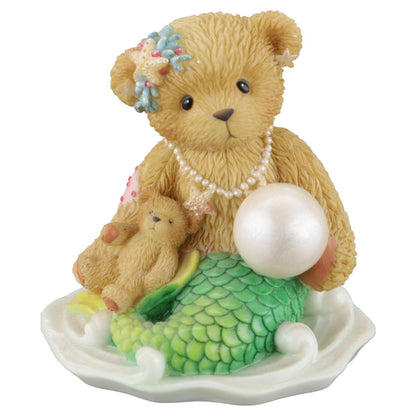 Teddy Mermaid Figurine and Shell 865087 Enesco Cherished Teddies mit OVP