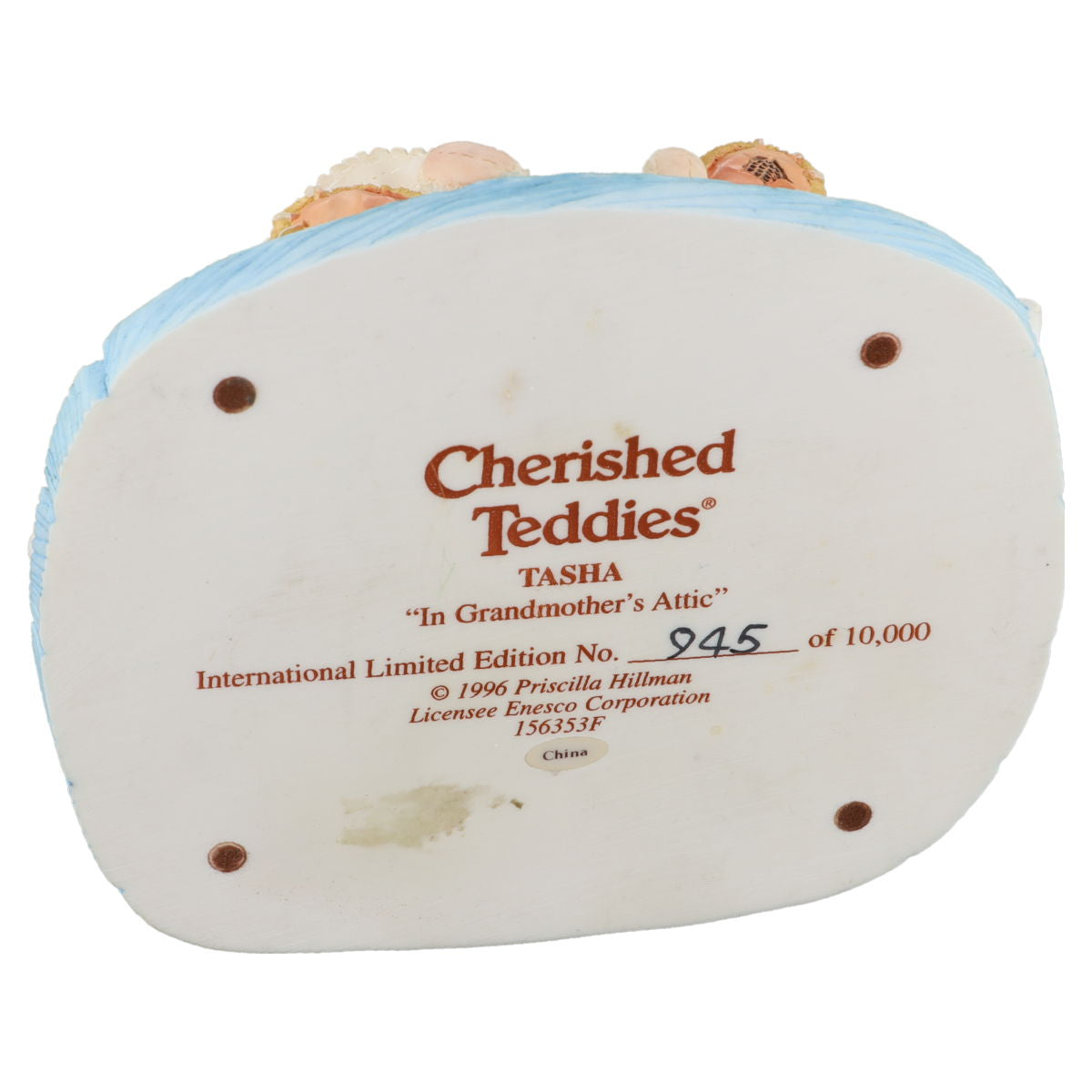 Teddy Tasha 156353F Enesco Cherished Teddies