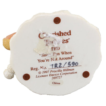Teddy Ted -Snow Fun- 269727 Enesco Cherished Teddies