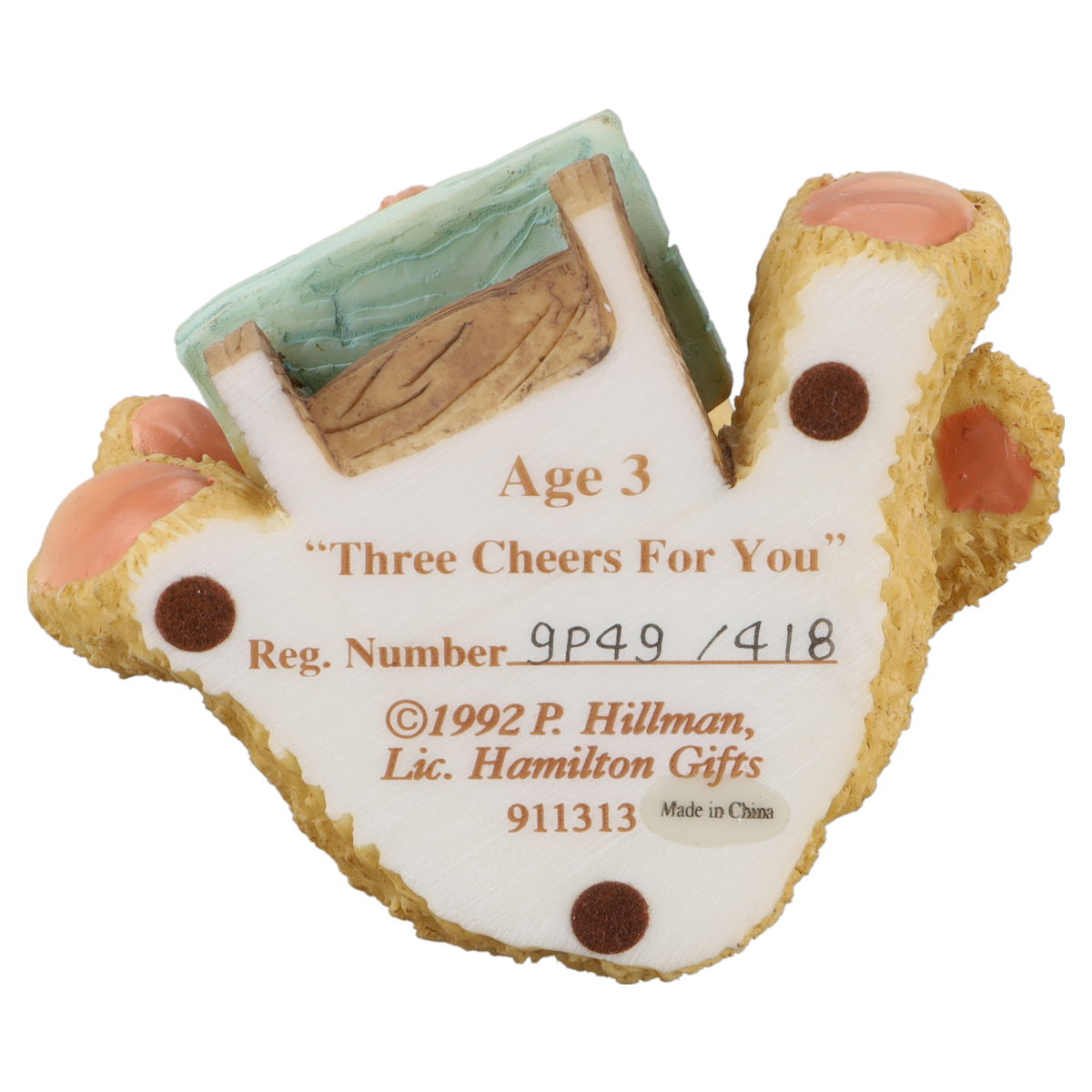 Teddy Three Cheers For You 911313 Enesco Cherished Teddies mit OVP
