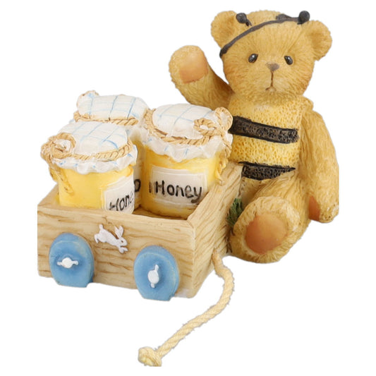 Teddy Tiny Treasured Bear as Bee/Wagon 104861 Enesco Cherished Teddies mit OVP