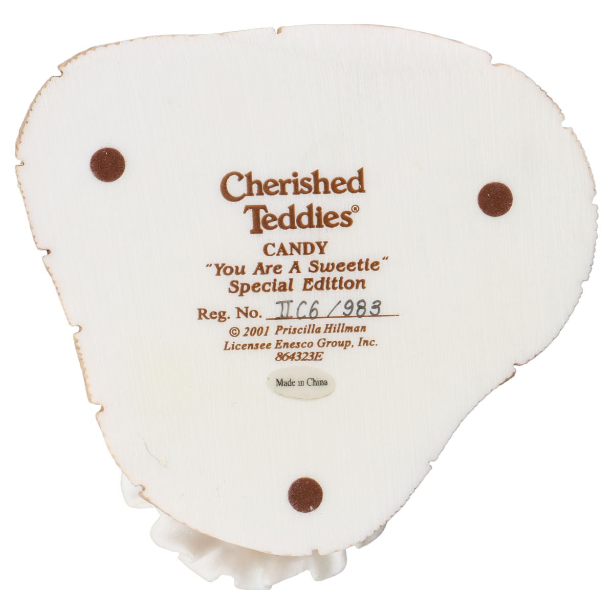 Teddy You Are A Sweetie Candy 864323E Enesco Cherished Teddies mit OVP