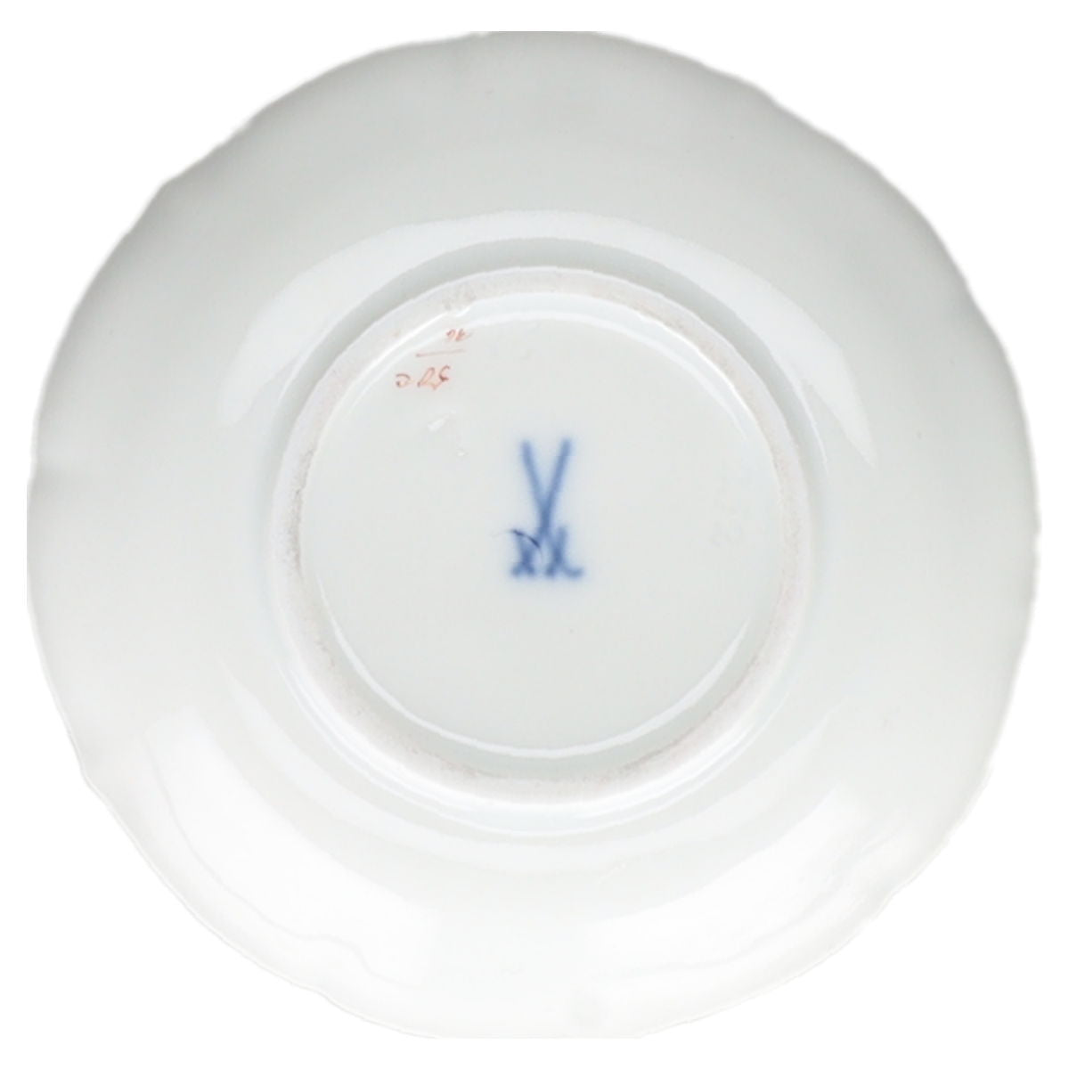 Teebeutelablage  Meissen Neuer Ausschnitt I.Wahl Indische Malerei grün Reich