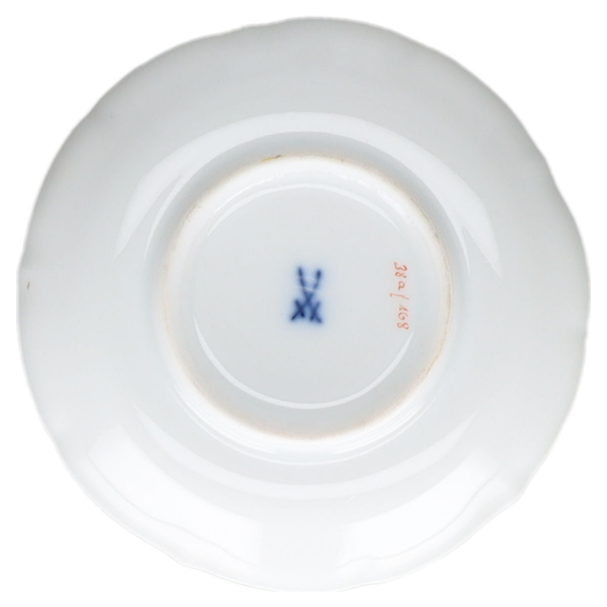 Teebeutelablage Anemone blau Meissen Neuer Ausschnitt II.Wahl Bunte Blume