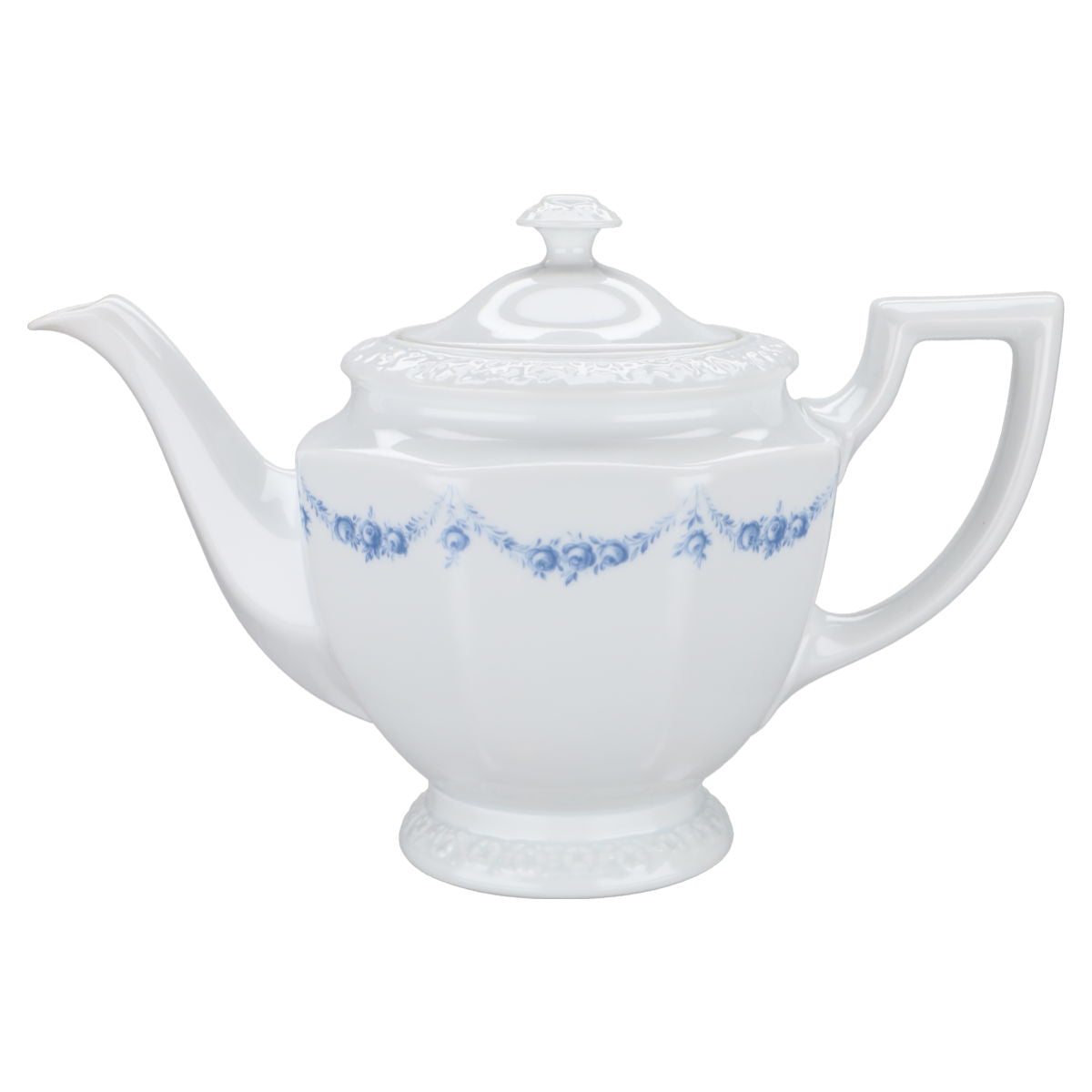 Teekanne  Rosenthal Maria Rosenkante - blau