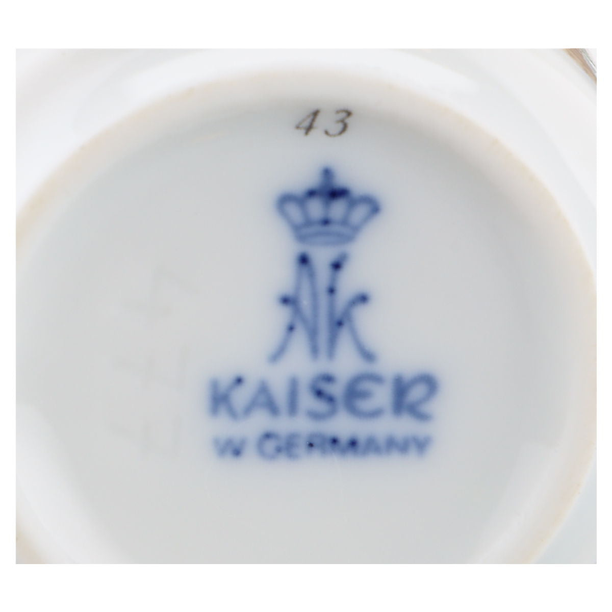 Teesieb Teeei + Näpfchen - RARITÄT Kaiser Romantica Marseille