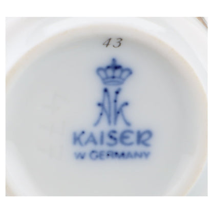 Teesieb Teeei + Näpfchen - RARITÄT Kaiser Romantica Marseille