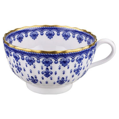 Teetasse  Spode Copeland Fleur De Lys Blue Blau