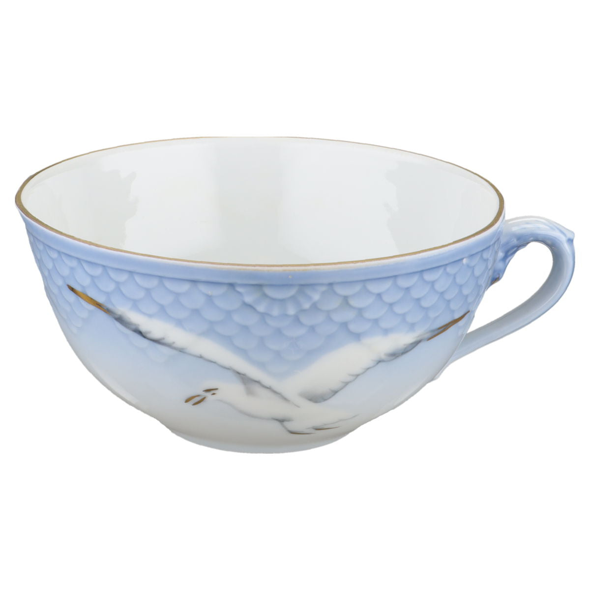 Teetasse Bing & Gröndahl II.Wahl Möwe Seagull mit Goldrand