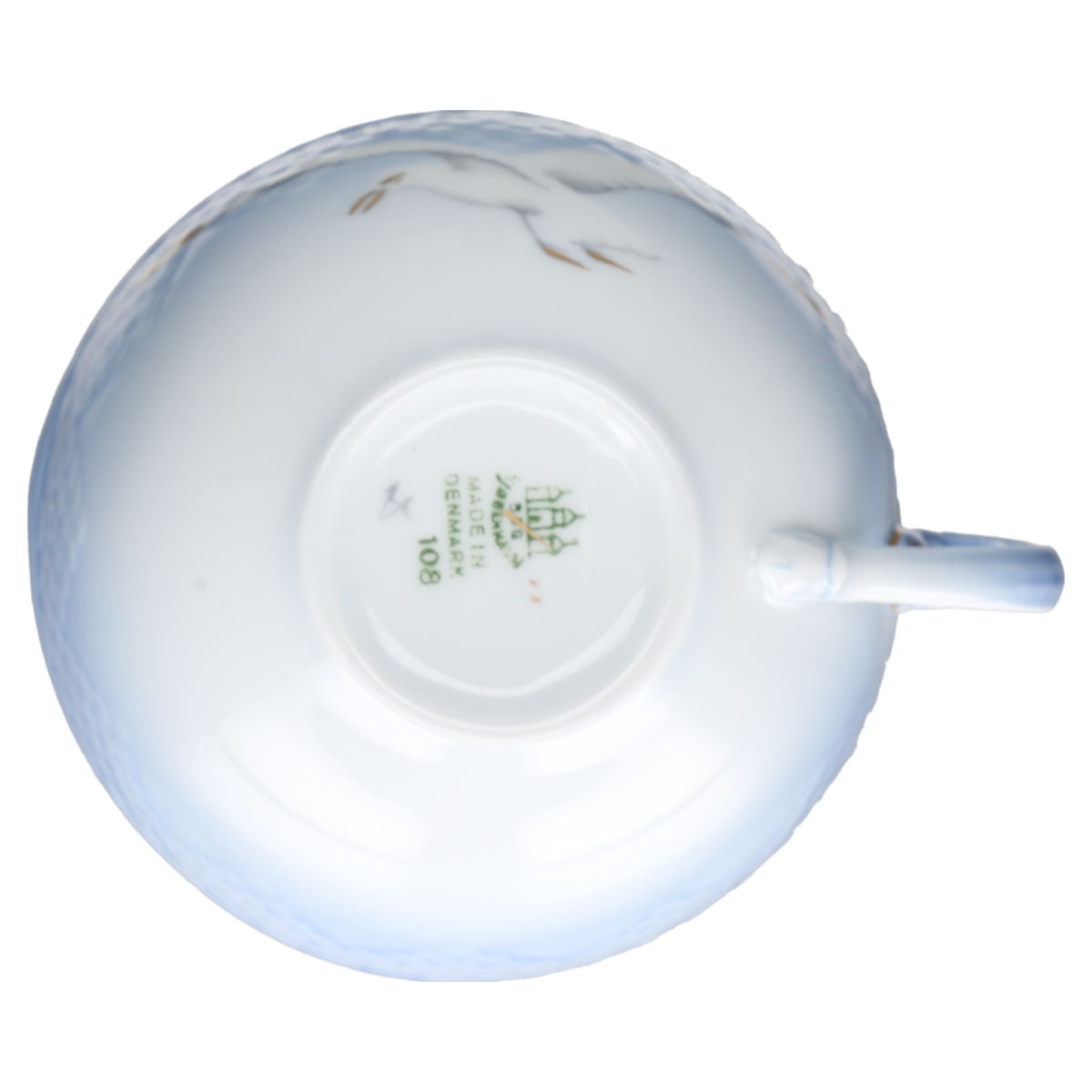 Teetasse Bing & Gröndahl II.Wahl Möwe Seagull mit Goldrand