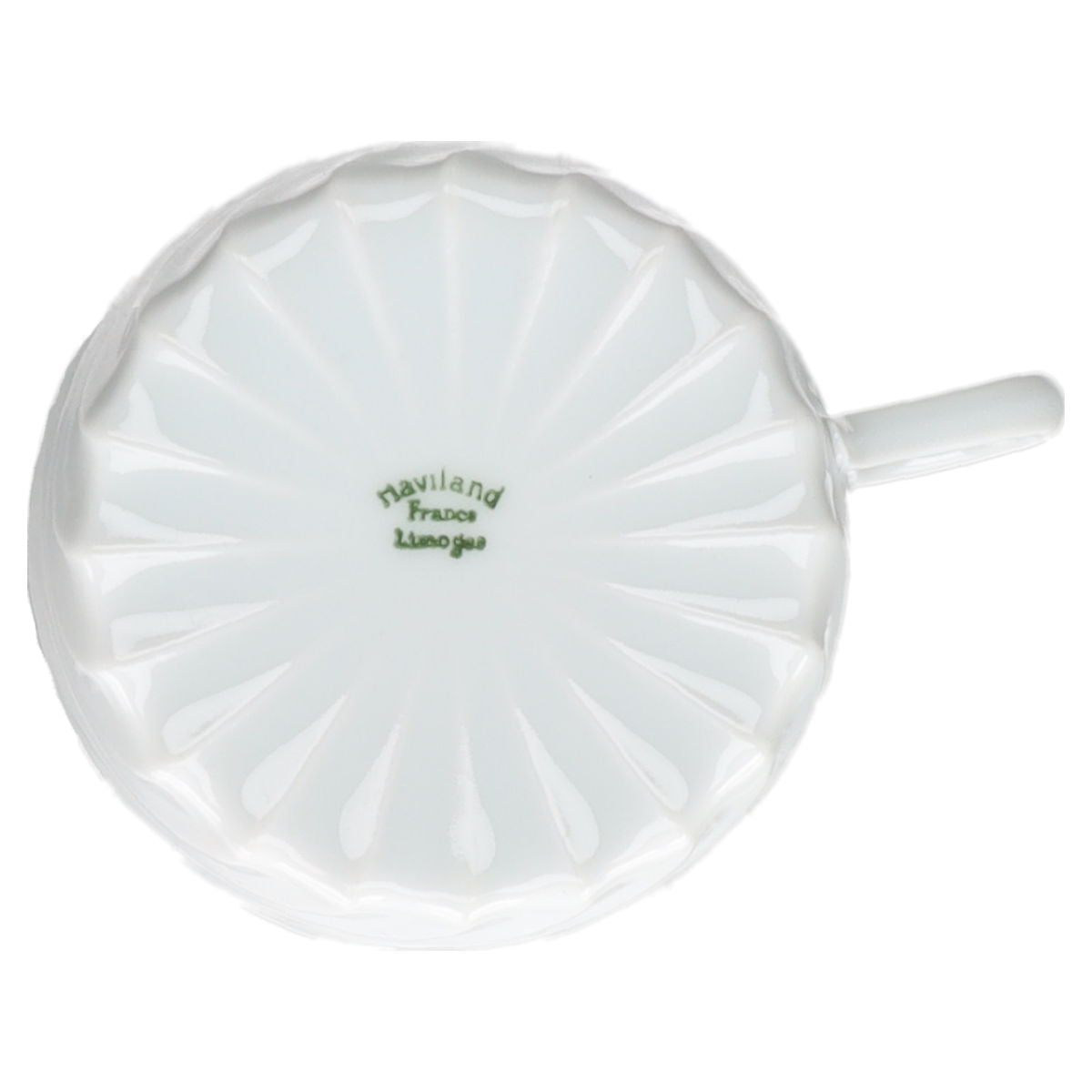 Teetasse Haviland Limoges Torse Blanc Weiß