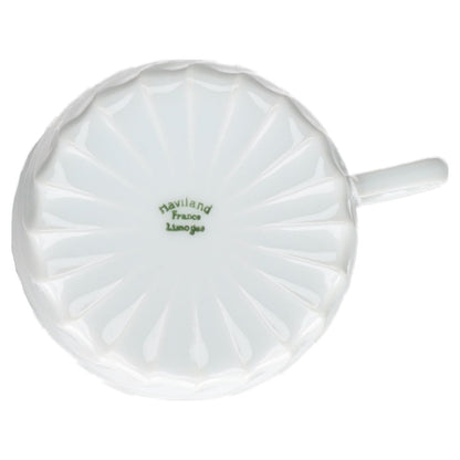 Teetasse Haviland Limoges Torse Blanc Weiß