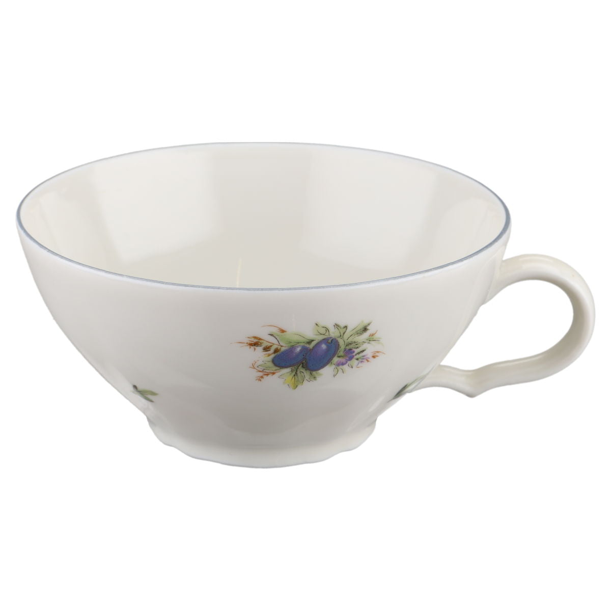 Teetasse klein (ostfriesenart) Seltmann Weiden Marie Luise Streuobst mit grauem Rand