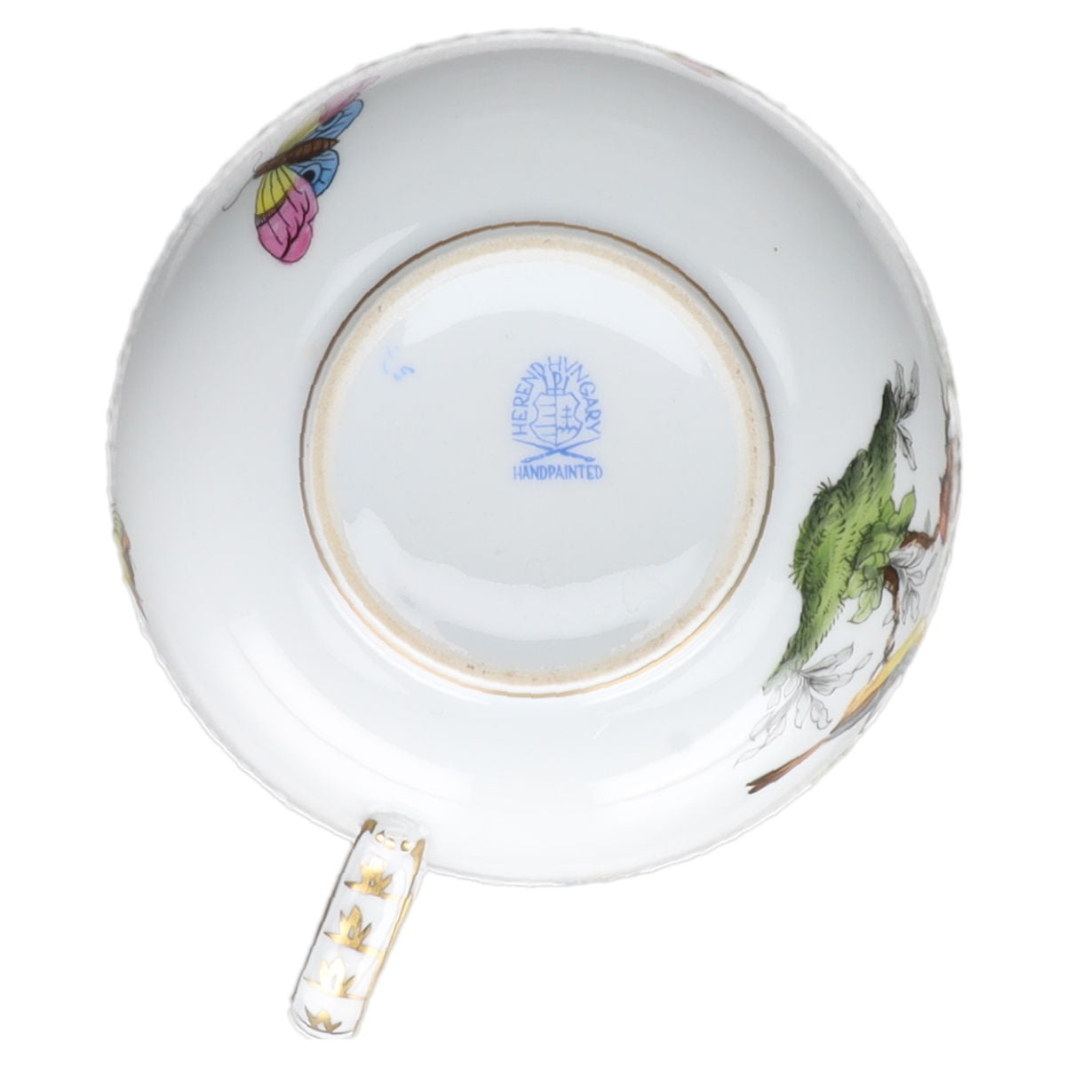 Teetasse Modell 704 Motiv G Herend Ungarn Form Osier Rothschild